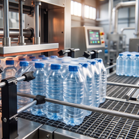 Film rétractable transparent imprimable en plastique, film rétractable thermique pour bouteille d'eau minérale