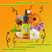 Élixir capillaire naturel au Chebe pour l'aplanissement, la réparation et la repousse des cheveux, anti-chute, avec huile de croissance capillaire Chebe Power, marque privée