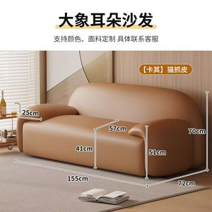Sofá Cama Chesterfield Moderno de Dos Plazas, Cuero Genuino PU, Cuadrado, Ecológico, para Apartamentos Pequeños, Sala de Estar, Dormitorio, Negro - Product Image 6
