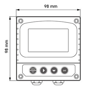 Nline-medidor digital industrial, electrodo de medición de temperatura de <span class=keywords><strong>4</strong></span>-20mA, 485 - Product Image 4