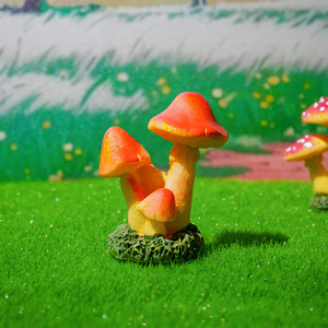 Décoration Créative en Résine Style Contes de Fées, Champignon Rouge Mignon, Pot de Fleurs, Micro-Paysage, Décoration pour Aquariums et Accessoires - Product Image 4