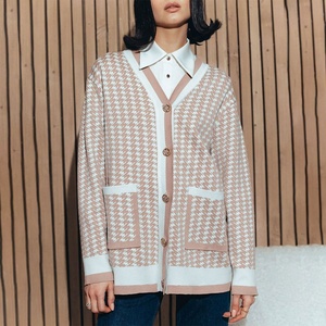 Cardigan a maniche lunghe Cardigan da <span class=keywords><strong>donna</strong></span> autunno inverno abiti a punto aperto da <span class=keywords><strong>donna</strong></span> - Product Image 5