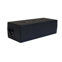 Injektor PoE Gigabit Aktif Tincam 52V 288mA 10/100/1000Mbps IEEE 802.3af/at 30W Kompatibel untuk Kamera IP/Ponsel