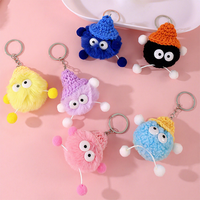 Porte-clés monstre au crochet fait main, adorable et très prisé, cadeau idéal pour enfants, décoration de sac à dos