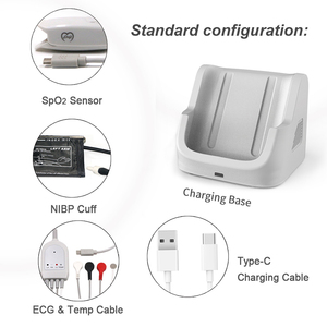 BERRY AM6200 Wireless Veterinary Monitoring Device Built-In Battery 1 Year Warranty-Pet Diagnostic <strong>Vital</strong> <strong>Signs</strong> Monitor Pressure - Product Image 3