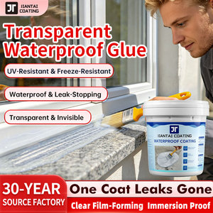 Revêtement imperméable haute dureté, matériau imperméable respectueux de l'environnement, peinture adhésive transparente imperméable pour la maison - Product Image 2