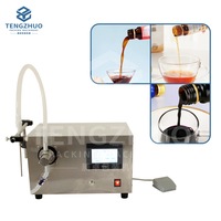 Petite machine de remplissage de table simple semi-automatique RTS Machine de remplissage de liquide à pompe à haut rendement