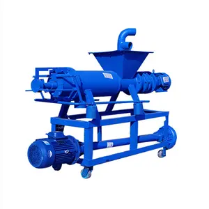 Cow Manure Dung Sludge Screw Press Filter Sludge Dewatering Machine Pig Manure Solid Liquid Separator