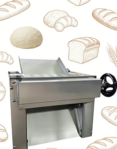 Presse à pain électrique semi-automatique en acier inoxydable, <span class=keywords><strong>laminoir</strong></span> à pâte, moulin à farine de maïs, utilisation en boulangerie - Product Image 4