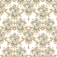 Tissu de canapé en polyester avec imprimés, tissu numérique floral, environ 3 quantité minimale de commande, OEM