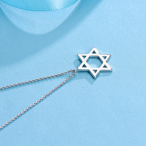 925 स्टर्लिंग सिल्वर नेकलेस सोलोमोन की सील पुरुषों के लिए अच्छे गहने - Product Image 3