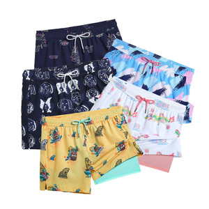 Servicio OEM, Shorts de Playa para Hombre con Bolsillos, Secado Rápido, Compresión de 7 Pulgadas, Color y Logotipo Personalizados - Product Image 1