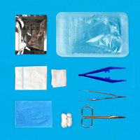 Consommables médicaux stériles jetables personnalisés, packs de pansements stériles pour la suppression des sutures, kits stériles pour la suppression des sutures