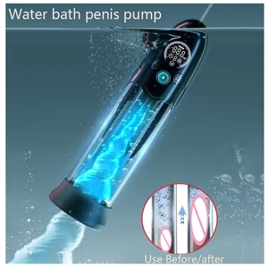 Pompe à pénis électrique pour <span class=keywords><strong>bain</strong></span> d'eau, masseur pénien, agrandisseur, pompe à vide, jouets sexuels pour hommes, masturbateur, entraîneur pour agrandir le pénis - Product Image 5