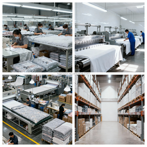 Biểu Tượng Tùy Chỉnh Dệt Kim Bông 600tc Thân Thiện Với Môi 4PC Bộ Đồ Giường Đặt Sọc Duvet Cover Set Đôi Nữ Hoàng Kích Thước Comforter Cho Nhà Khách Sạn - Product Image 5