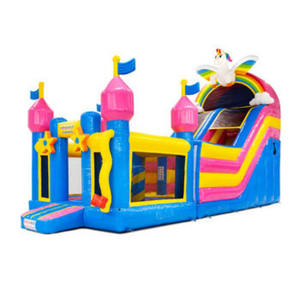 Scivolo Gonfiabile Doppio B2B per Forniture all'Ingrosso e Progetti - Castello Gonfiabile con Scivolo - Product Image 1