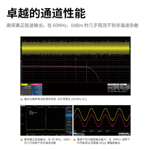 Générateur de fonctions/formes d'onde arbitraires à double canal 30 MHz SDG1032X avec échantillonnage de 150 MSa/s en onde sinusoïdale - Product Image 3