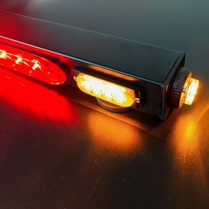 Kit de feux arrière de remorque 12V 24V LED paire avec barre lumineuse de remorque sans câble à prise plate à 7 broches - Product Image 2