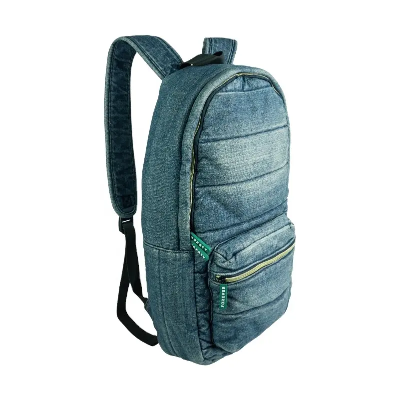 Factory Outlet Promotie Hoge Kwaliteit Rugzak Denim Jean Laptop Rugzak Sport Rugzak Voor Volwassen