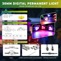 Contrôleur Wifi intelligent RGBW pour l'éclairage de pierres précieuses, éclairage extérieur permanent pour les décorations de vacances, éclairage de Noël LED permanent