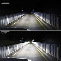 Phare G55 Haute Puissance, Ampoule LED 360 Degrés, 6, 8, 10 LED latérales, Phare H4 HB3 HB4, Lampe de Voiture 10 LED latérales