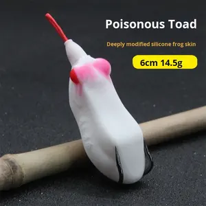 Crazy Fox Thunder Frog nuevo modelo plástico grande pequeño sapo venenoso ojo mágico carpa negra señuelo de pesca cebo vivo Marlin <span class=keywords><strong>Killer</strong></span> - Product Image 3