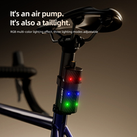 CYCLAMI AM9 PRO Mini Pompe à Air Électrique Portable 130 PSI Compresseur Rechargeable Gonfleur de Pneus pour Vélo Moto