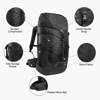 Sac à dos de camping personnalisé 30L avec cadre interne, confortable pour la randonnée, avec système de dos suspendu