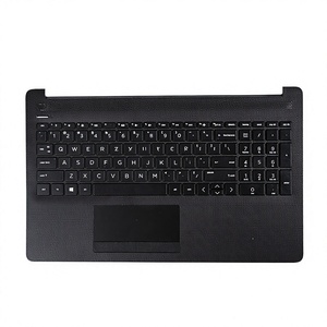 Replacement for HP Pavilion 15-DB 15-DR 15-DR Upper Case Palmrest with US <b>Keyboard</b> & Touchpad L20387-001 Black - Product Image 1
