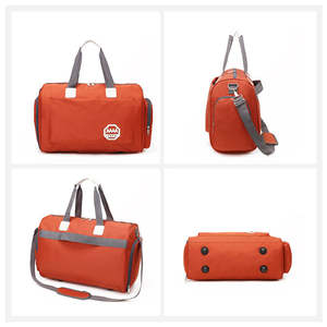 Sac de voyage multifonctionnel personnalisé à bandoulière unique, motif lettres, pour la gym, le sport, le yoga, la natation, bagage à main - Product Image 3