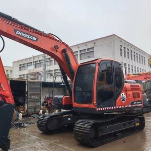 Excavatrice sur chenilles hydraulique Doosan DX140-9C d'occasion, 14 tonnes, moteur et boîte de vitesses d'origine coréenne, 400 heures, certifiée CE - Product Image 1