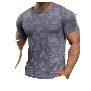 T-shirt imprimé ample en coton personnalisé, style streetwear décontracté - Product Image 1