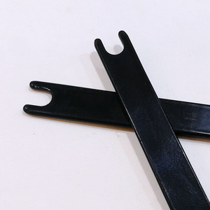 Black Meter Box Support <b>Frame</b> 20cm Long Metal Steel Bracket <b>Painting</b> Surface Treatment General Use - Product Image 2