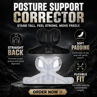 Ceinture de Correction Posturale Ajustable pour Adultes, Respirante, Durable et Portable, avec Soutien pour Soulager la Douleur du Dos et des Épaules