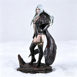 Sexy sanguinante femminile cavaliere statua personalizzata - Product Image 5