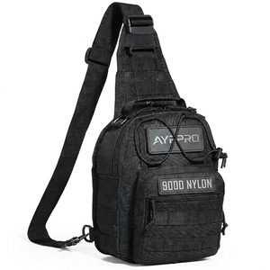 AYPPRO Unisex Tactical Camouflage Sling Bag <strong>Small</strong> <strong>Chest</strong> Pack Low MOQ Custom Logo Camping Hiking Crossbody Messenger Bag Women - Product Image 2