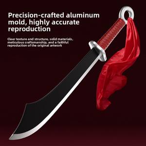 Espada Larga de Espuma de Alta Qualidade de 24 Polegadas para Halloween, Acessório de Arma para Cosplay de Soldado, Modelo Elite Marca LF084, Tema de Desenho Animado - Product Image 3