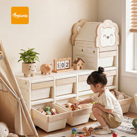 Mueble de Almacenamiento con Forma de León, Organizador Modular de Juguetes para Niños, Escritorio de Estudio Expandible, Armario Infantil, Organizador de Juguetes