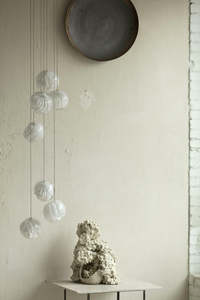 Lustre en verre fait à la main Design moderne et créatif de plumes pour <span class=keywords><strong>Restaurant</strong></span> Villa Duplex Escalier suspendu au milieu - Product Image 5