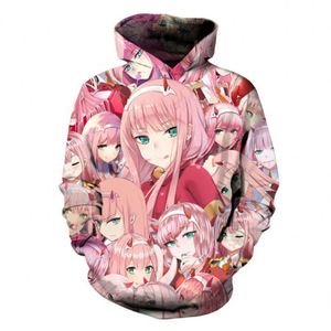 Disfraz de Cosplay Sexy de Anime Darling in the Franxx Zero Tow 02, Sudadera con Capucha para Hombre y Mujer - Product Image 2