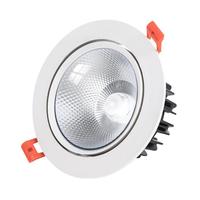 5W 7W 12W 20W 30W, haute qualité, usine, prix de gros, panneau d'éclairage encastré COB vers le bas, Spot de plafond, applique murale