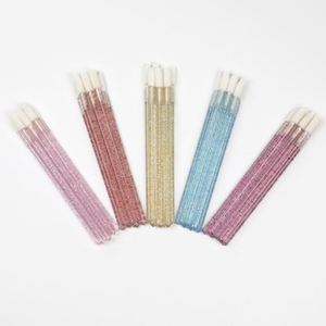 Nuevo Estilo de Brochas de Maquillaje con Brillantina, Cabezal de Nylon, 50 Piezas por Paquete, Brocha para Labios - Product Image 4