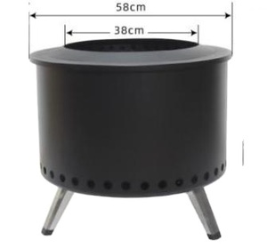 Haute qualité en gros pas d'assemblage cuisine <span class=keywords><strong>Barbecue</strong></span> Camping granulés de bois <span class=keywords><strong>insert</strong></span> de cheminée en bois - Product Image 6