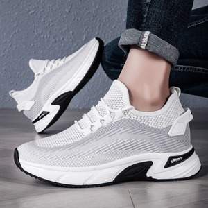 Zapatillas Deportivas para Hombre, de Caña Alta, Punta Redonda, Tejido Transpirable, Casuales, para Todas las Estaciones, Zapatos para Exteriores - Product Image 2