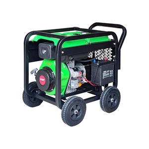 Générateur diesel portable Ruizi 6Kw 8Kw 9Kw pour usage industriel, domestique et extérieur avec chargeur de batterie et arrêt automatique en cas de faible niveau d'huile - Product Image 1