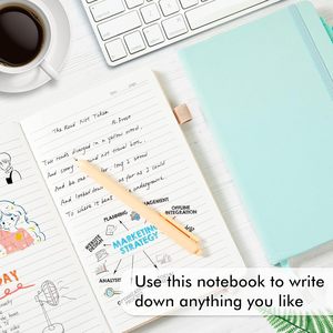 ปกสมุดโน้ตปกหนังพียูแบบปกแข็ง A6 A5 A4สั่งโปรโมชั่นปกหนัง PU สมุดไดอารี่ - Product Image 4