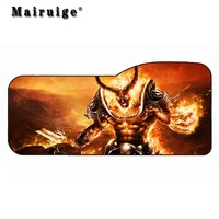 Grand tapis de souris personnalisé pour jeux vidéo World of Warcraft, avec bords renforcés, pour clavier, PC, ordinateur portable, souris