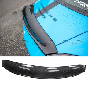 Carbon Fiber Rear Trunk Wing Spoiler Ducktail <b>Boot</b> Lip for Porsche 981 Boxster Cayman 2013-2015 Car Styling - Product Image 2
