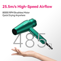 Pengering Rambut FirePhoenix M2MAX Motor Tanpa Sikat Kecepatan Tinggi 2800W Profesional Ionik Pengering Rambut Elektrik Rumah Tangga untuk Pengeringan Cepat