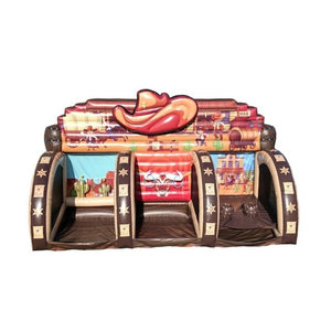 Jeu de carnaval western 3 en 1, jeu de carnaval gonflable sur le thème du western - Product Image 1